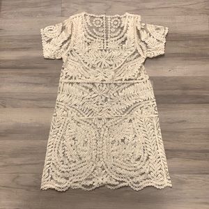 Appliqué Beach Coverup